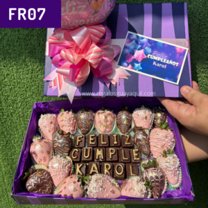 CAJA DE FRESAS FR07